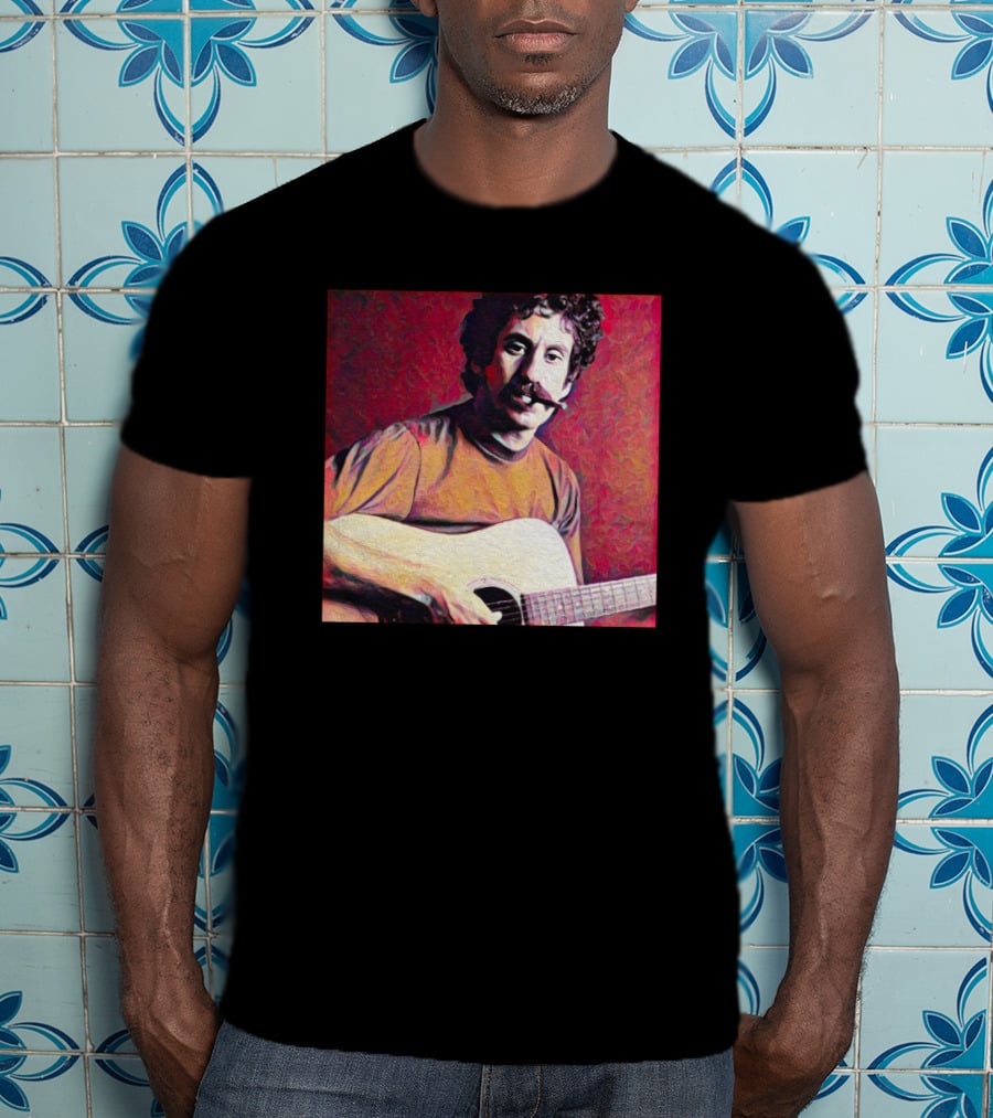 Matt Pinfield Jim Croce With Guitar T-Shirt