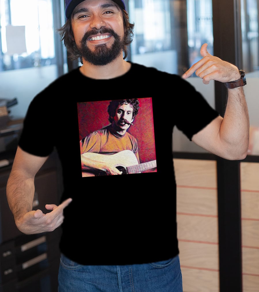 Matt Pinfield Jim Croce With Guitar T-Shirt