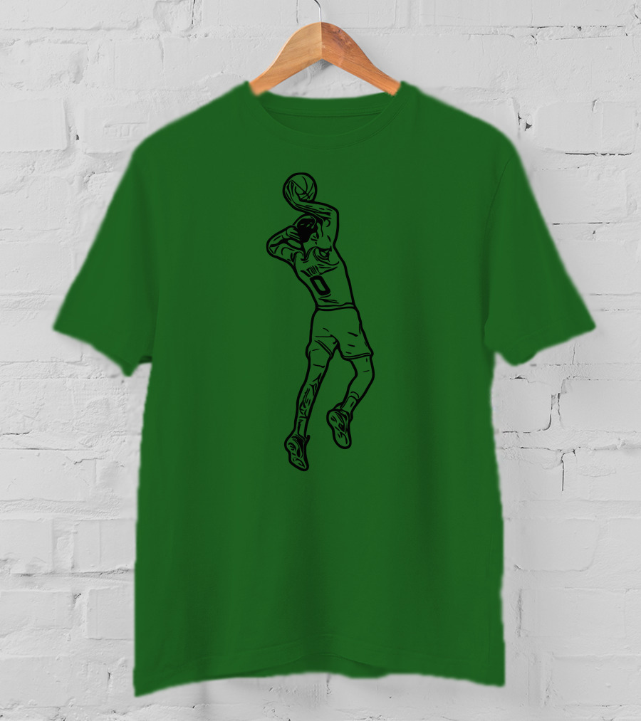Jaytatum0 Jayson Tatum Basketball Dunk T-Shirt