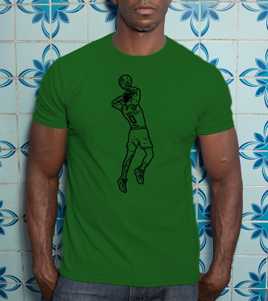 Jaytatum0 Jayson Tatum Basketball Dunk T-Shirt