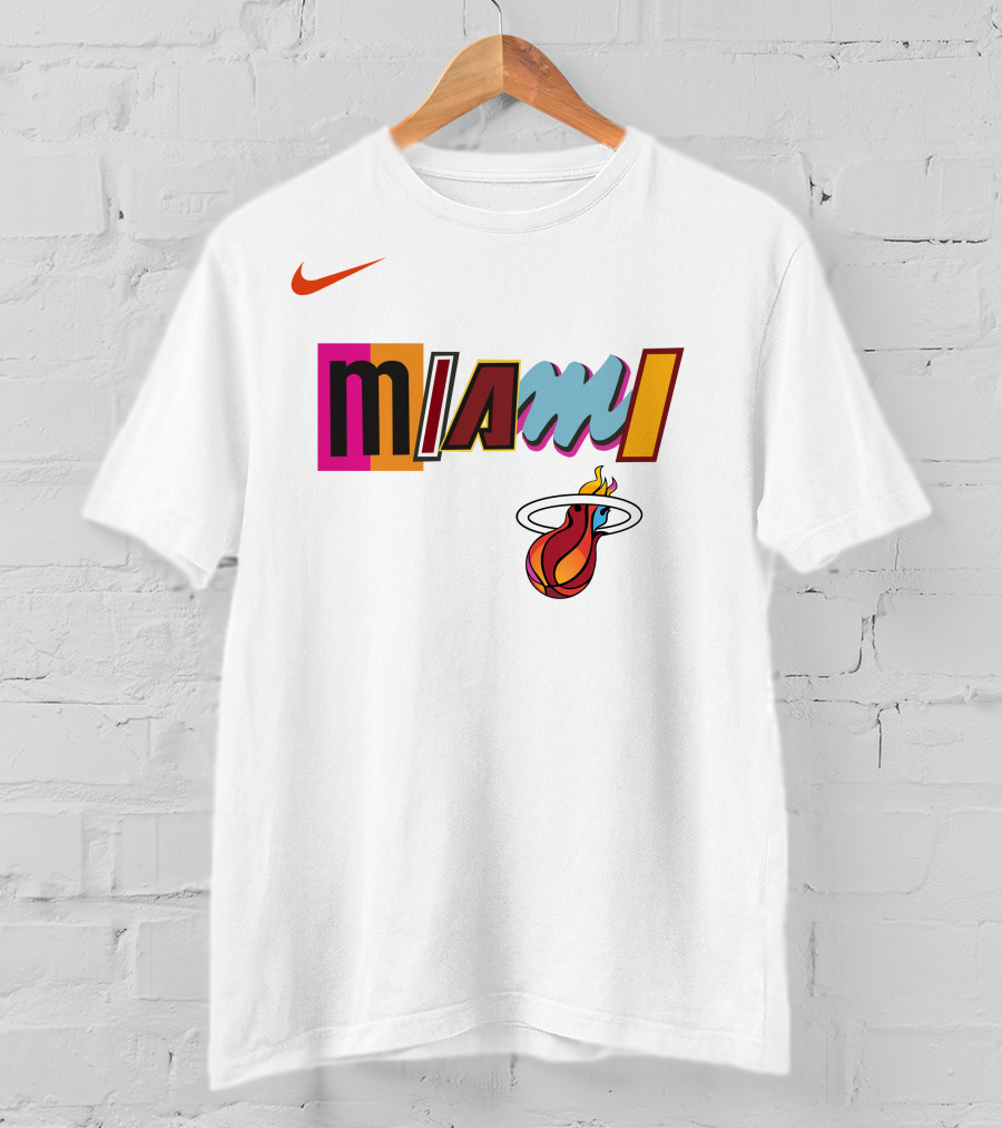 Themiamiheat Store Miami Mashup Vol. 2 Miami Basketball T-Shirt