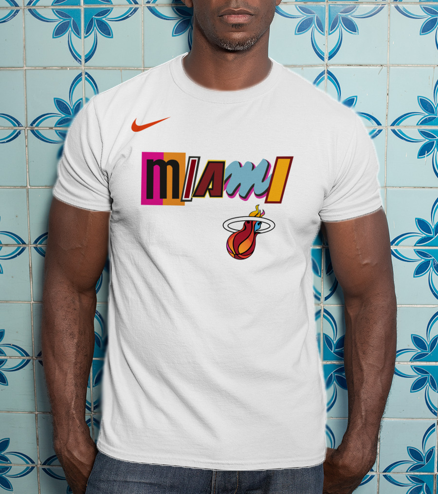 Themiamiheat Store Miami Mashup Vol. 2 Miami Basketball T-Shirt