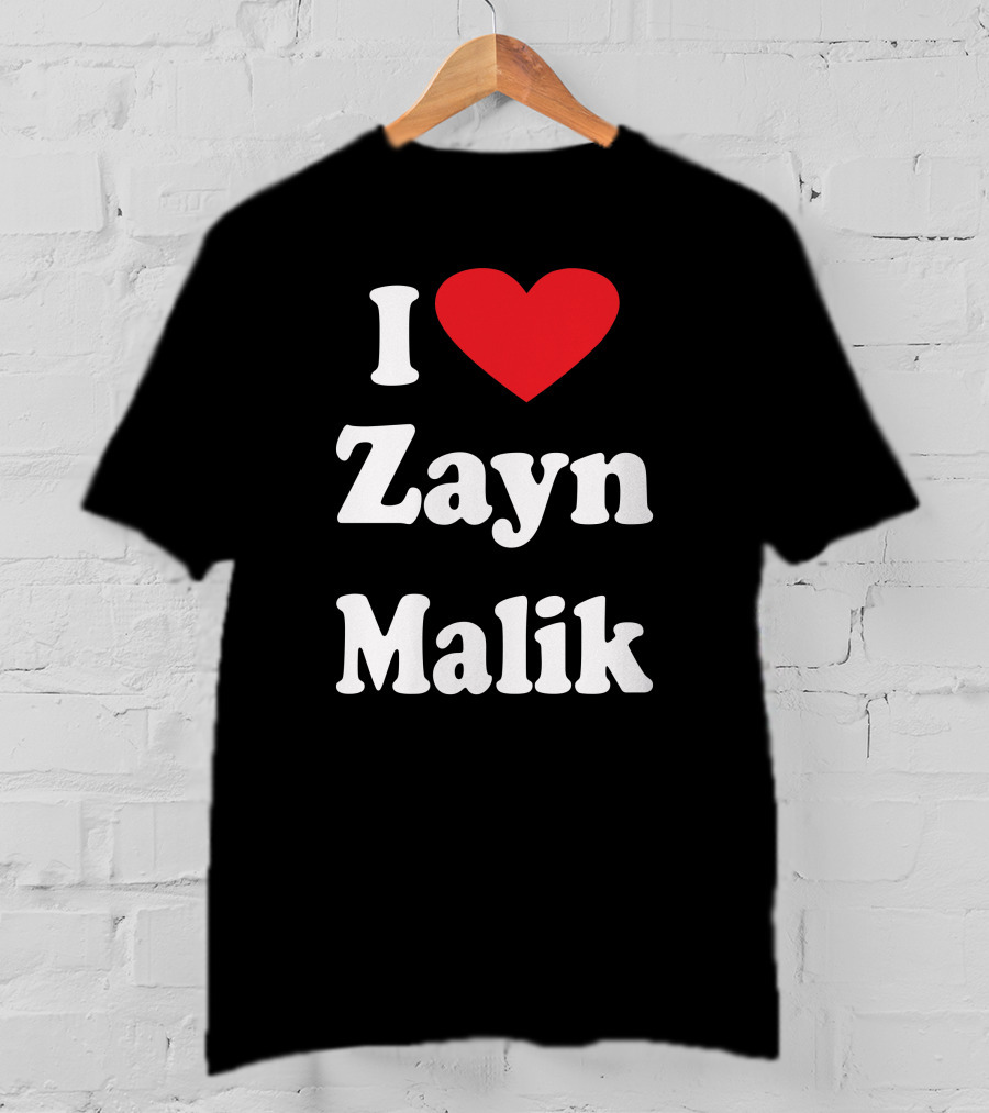 I Love Zayn Malik Alez Fireinside T-Shirt
