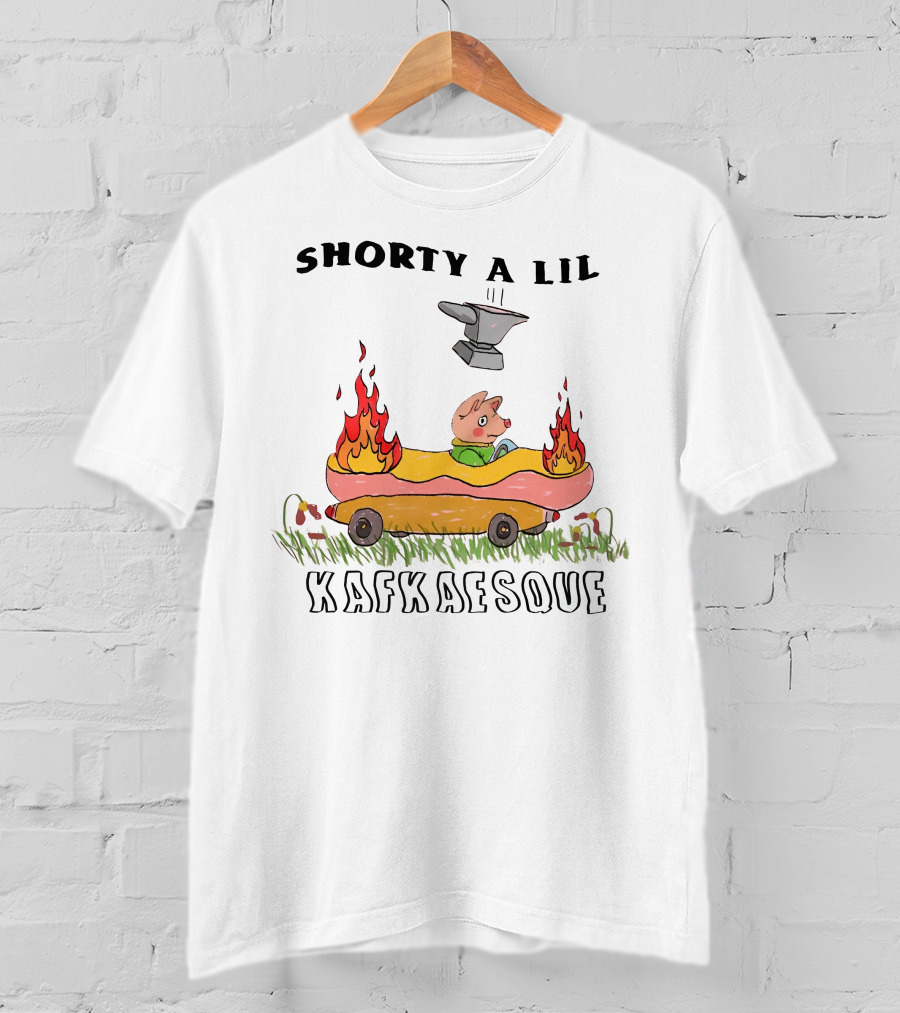 Jmcgg Shorty A Lil Kafkaesque Anvil Hotdog Car Flames T-Shirt
