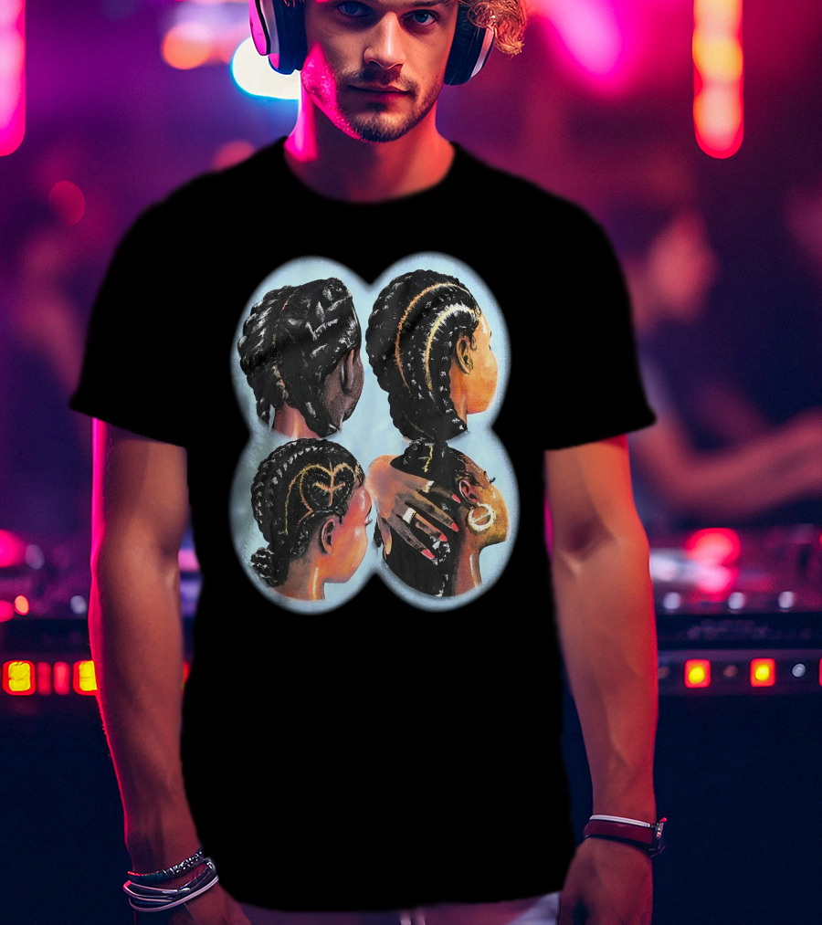 Outlander Jacob Rochester Goddess Braided Hairstyles T-Shirt