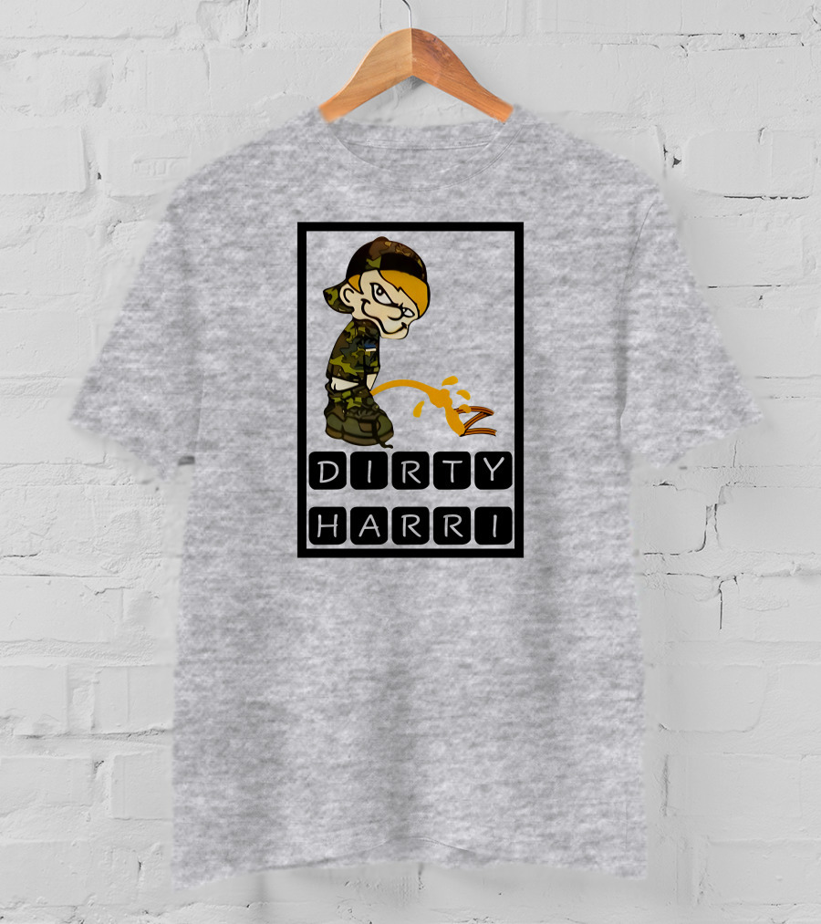 Dirty Harri Peeing Camo Kid T-Shirt