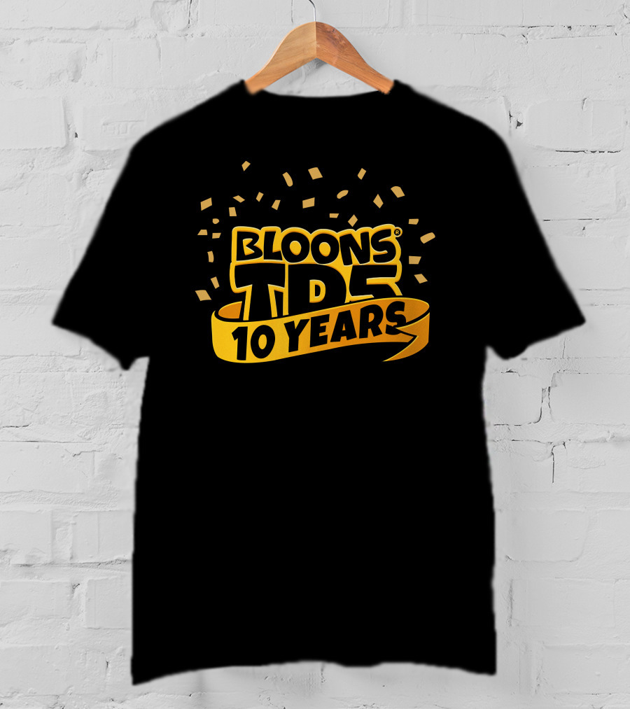 Bloons TD5 10 Years Ninja Kiwi Games T-Shirt