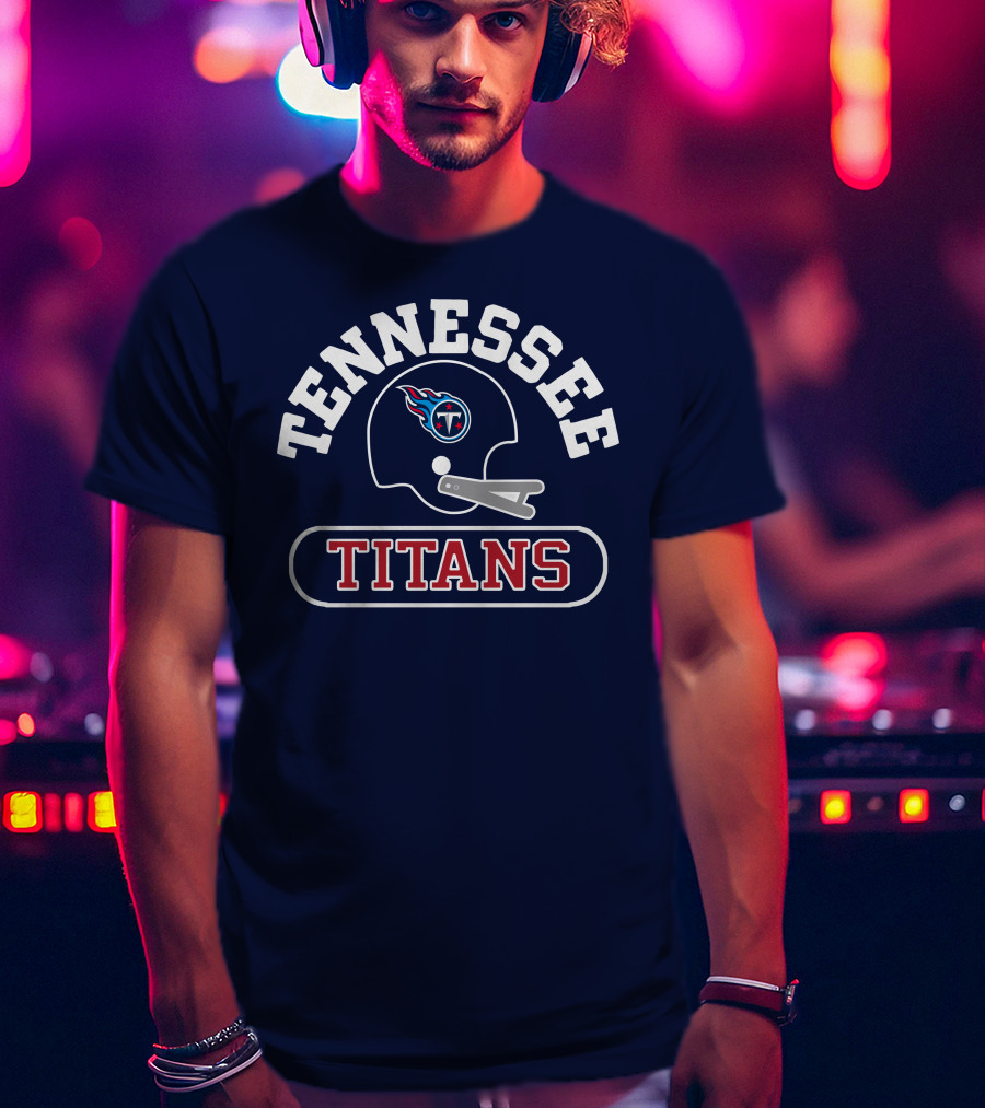 Jason Mccourty Tennessee Titans Helmet T-Shirt