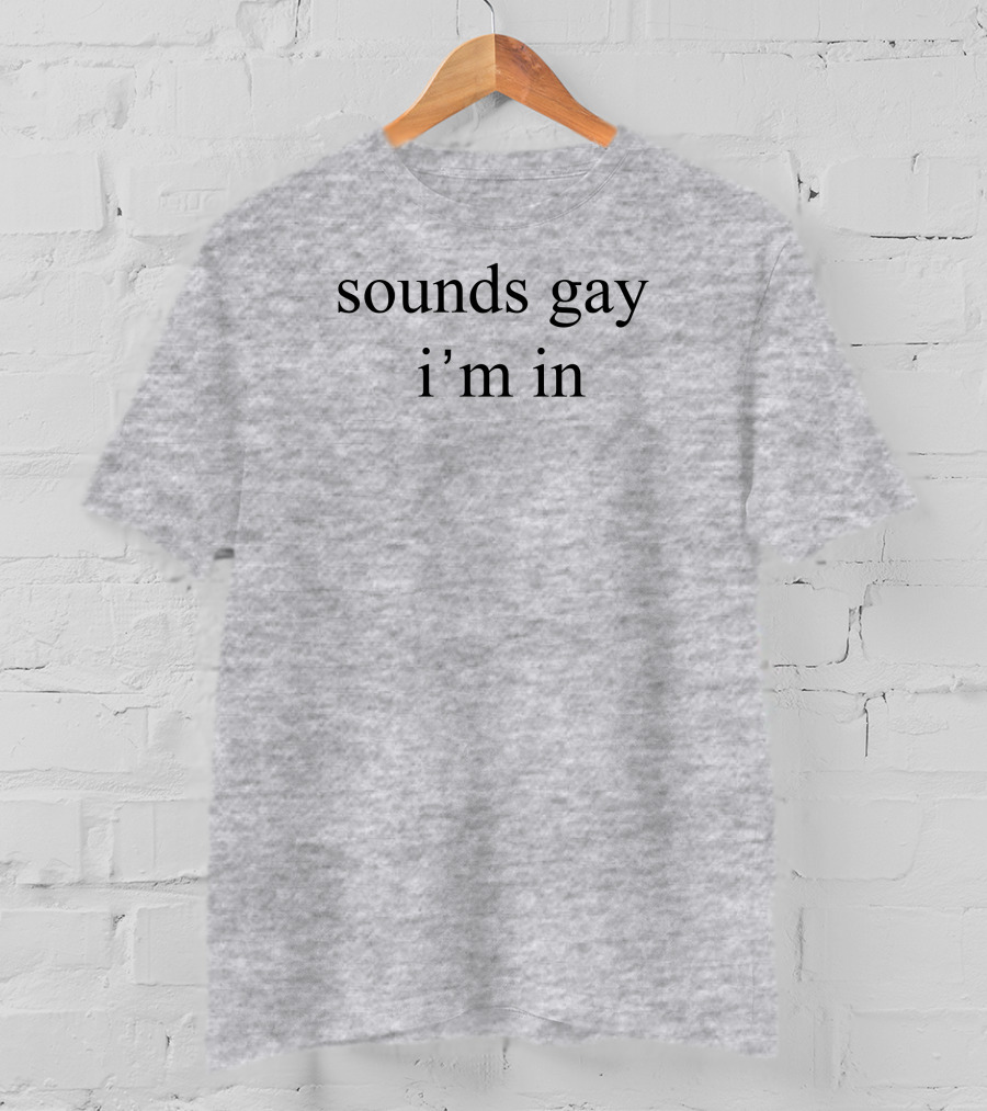 Donniedoesworld Sounds Gay I'm In T-Shirt