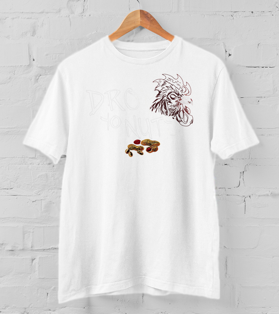 Drop Yo Nuts DC4LCustomTees Merch With Rooster And Peanuts T-Shirt