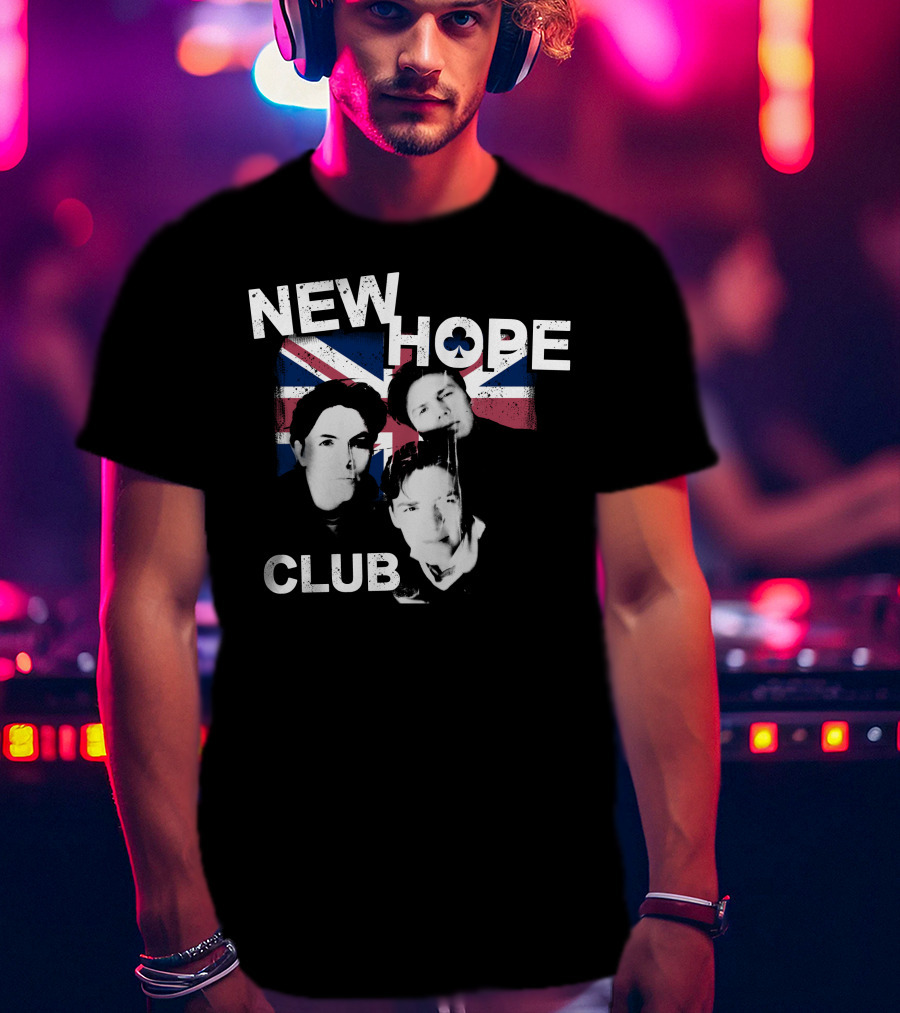 Newhopeclub Merch NHC Union Jack Faces T-Shirt