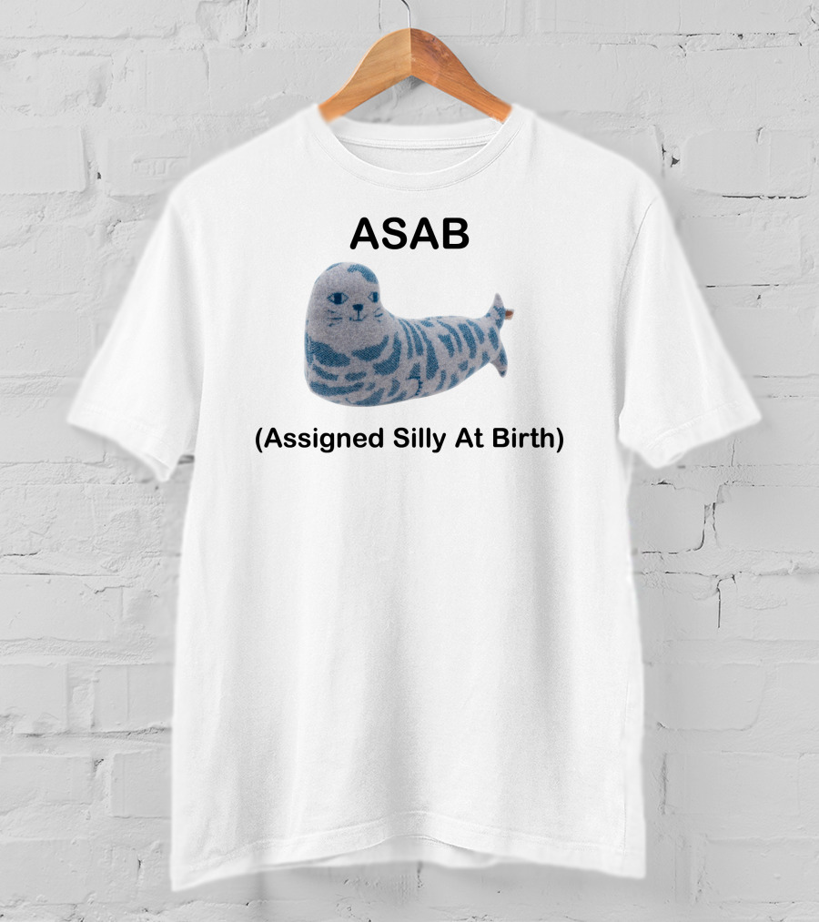 ASAB Assigned Silly At Birth Seal Toy Picckl T-Shirt