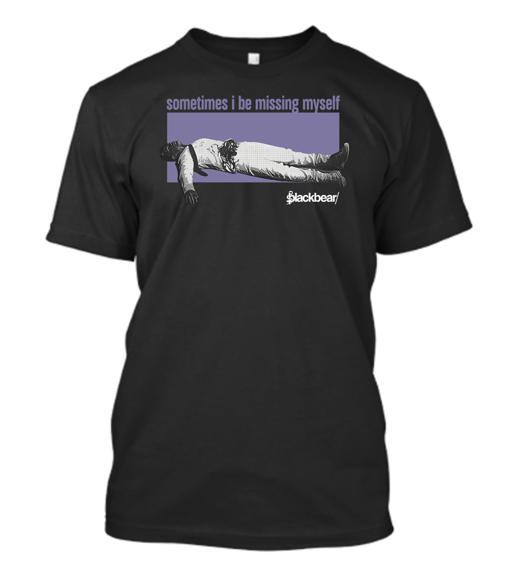 Blackbear Merch Sometimes I Be Missing Myself Lying Human Figure T-Shirt