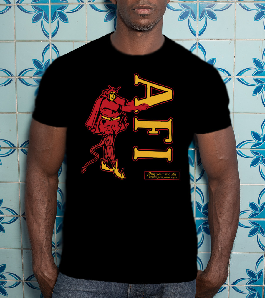 Afireinside Shop AFI Devil Shut Your Mouth And Open Your Eyes T-Shirt