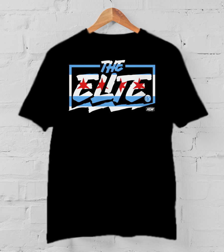 Shiningpolaris The Elite Chicago Flag AEW T-Shirt