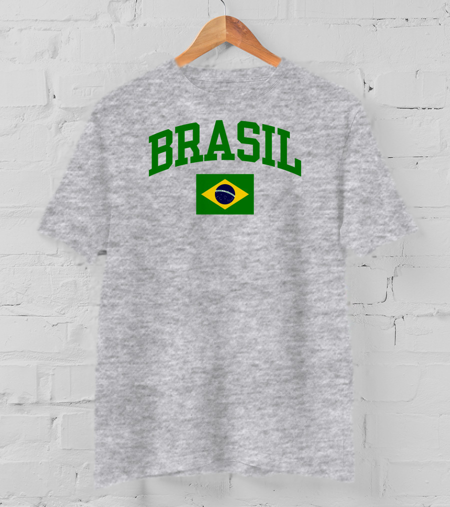 Nowunitedmusic Josh Beauchamp Brasil Flag Wearing T-Shirt