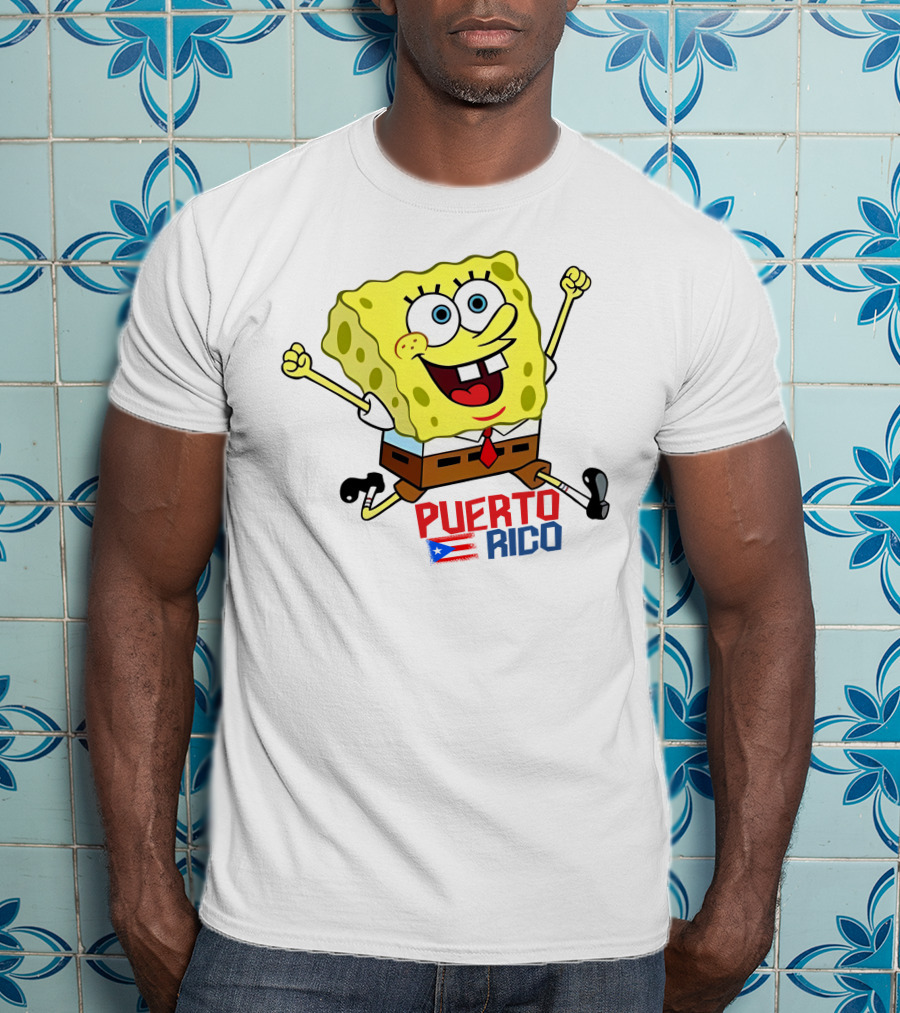 Ghetto Smosh Bob Esponja Puerto Rico T-Shirt
