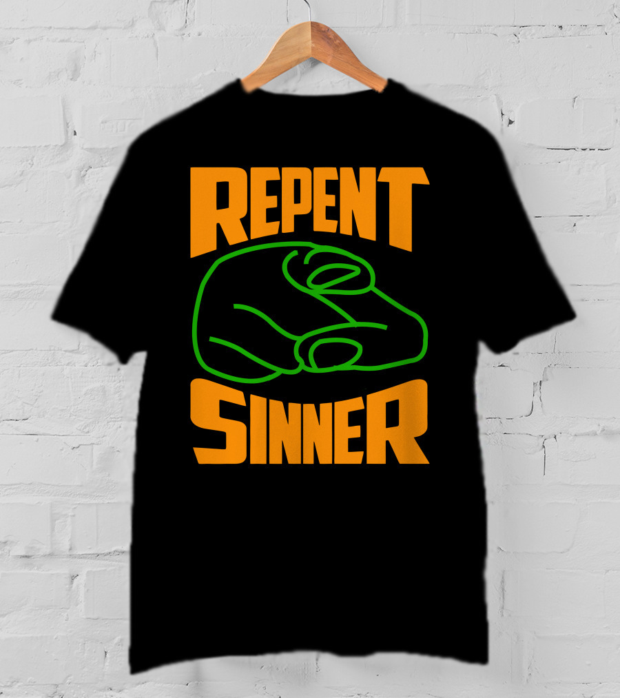 Repent Sinner Meme Fightclubvideos T-Shirt