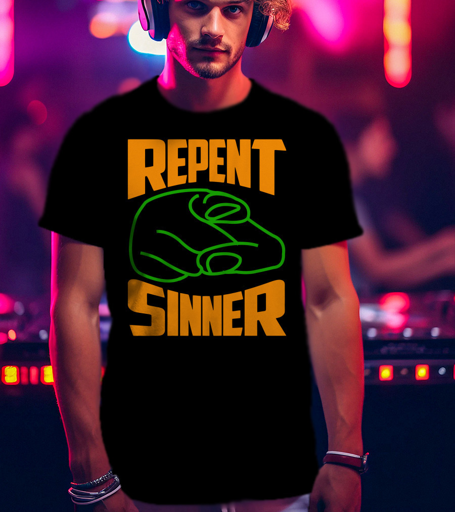 Repent Sinner Meme Fightclubvideos T-Shirt