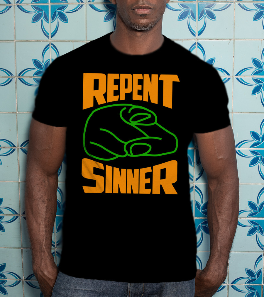 Repent Sinner Meme Fightclubvideos T-Shirt