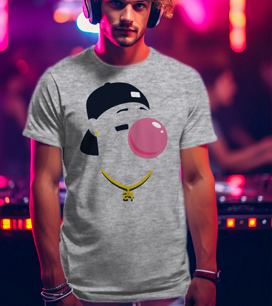 Your Favorite Player's Favorite Pl24er Iconic Style With Bubblegum And Cap T-Shirt