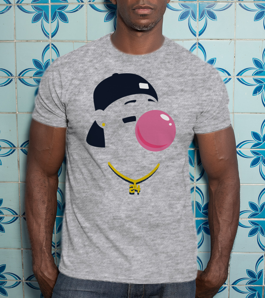 Your Favorite Player's Favorite Pl24er Iconic Style With Bubblegum And Cap T-Shirt