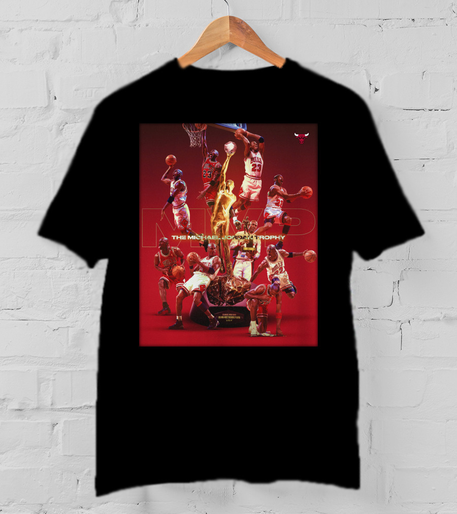 Chicago Bulls MVP The Michael Jordan Trophy T-Shirt