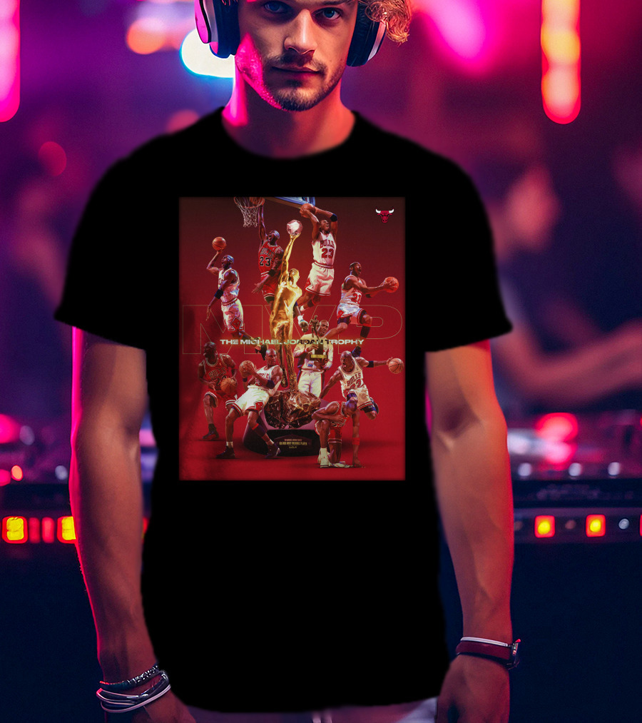 Chicago Bulls MVP The Michael Jordan Trophy T-Shirt