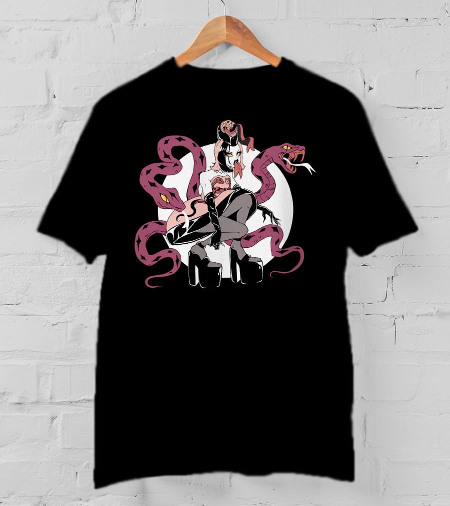 Mybestjudy Merch Snake Goth Style With Pink Serpents T-Shirt