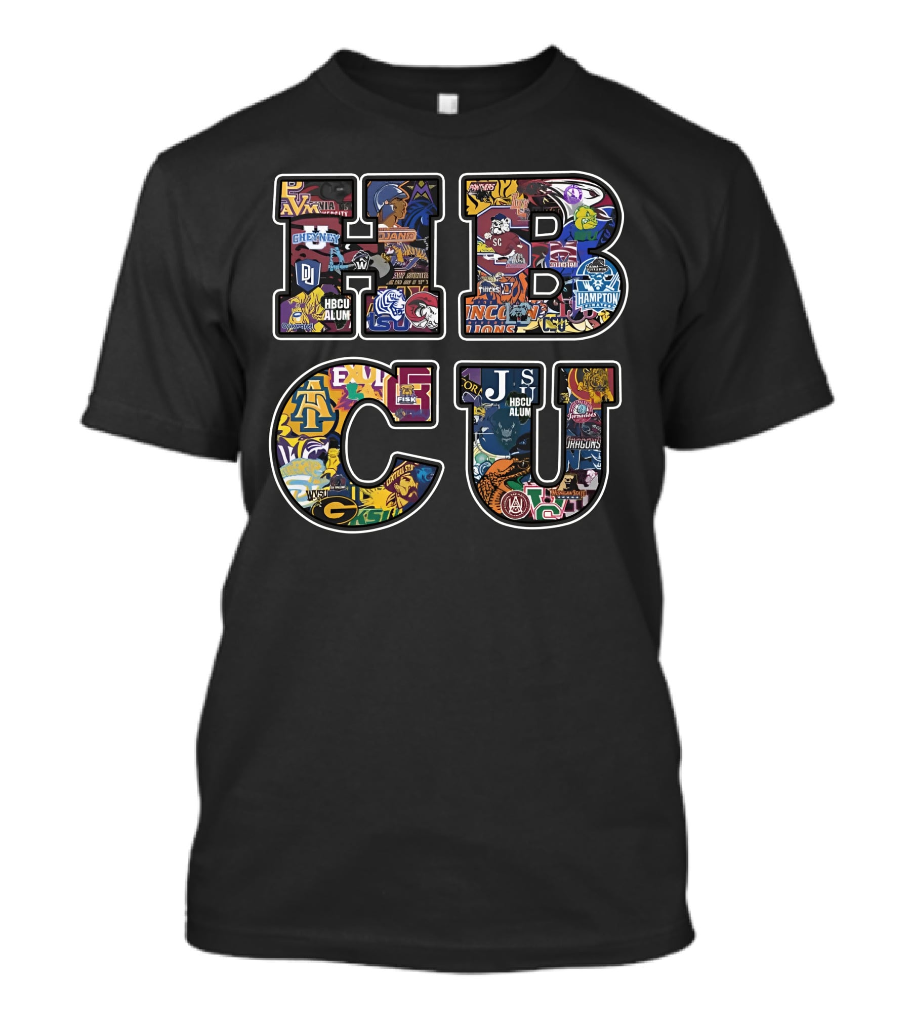 Thehbcualum Store HBCU Logos And Mascots Collection T-Shirt