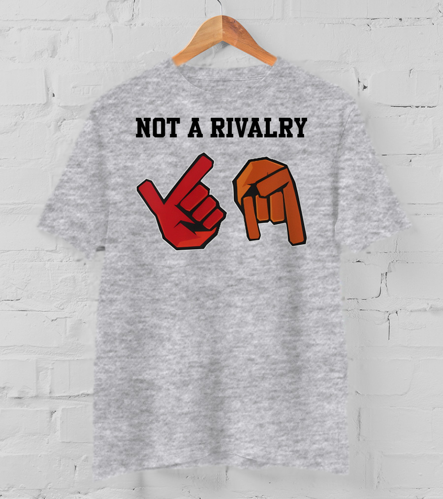 Not A Rivalry Hand Symbols Gesture T-Shirt