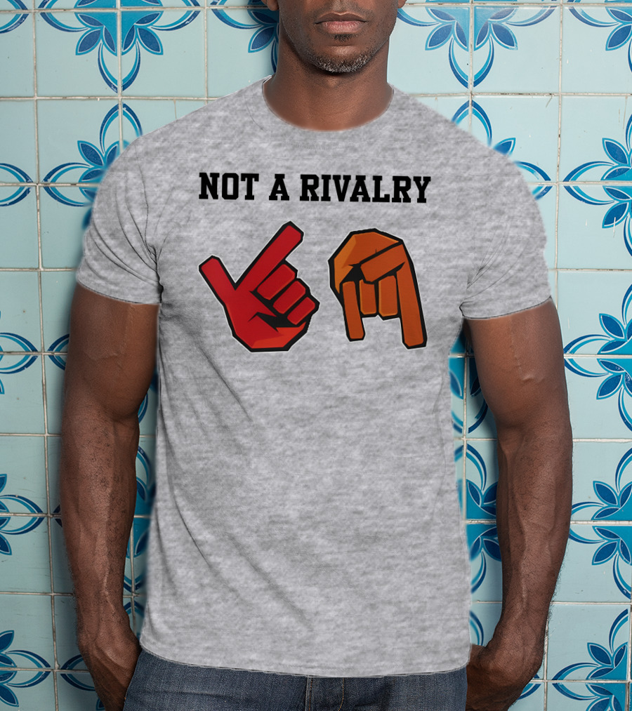 Not A Rivalry Hand Symbols Gesture T-Shirt