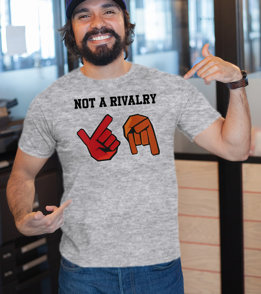Not A Rivalry Hand Symbols Gesture T-Shirt