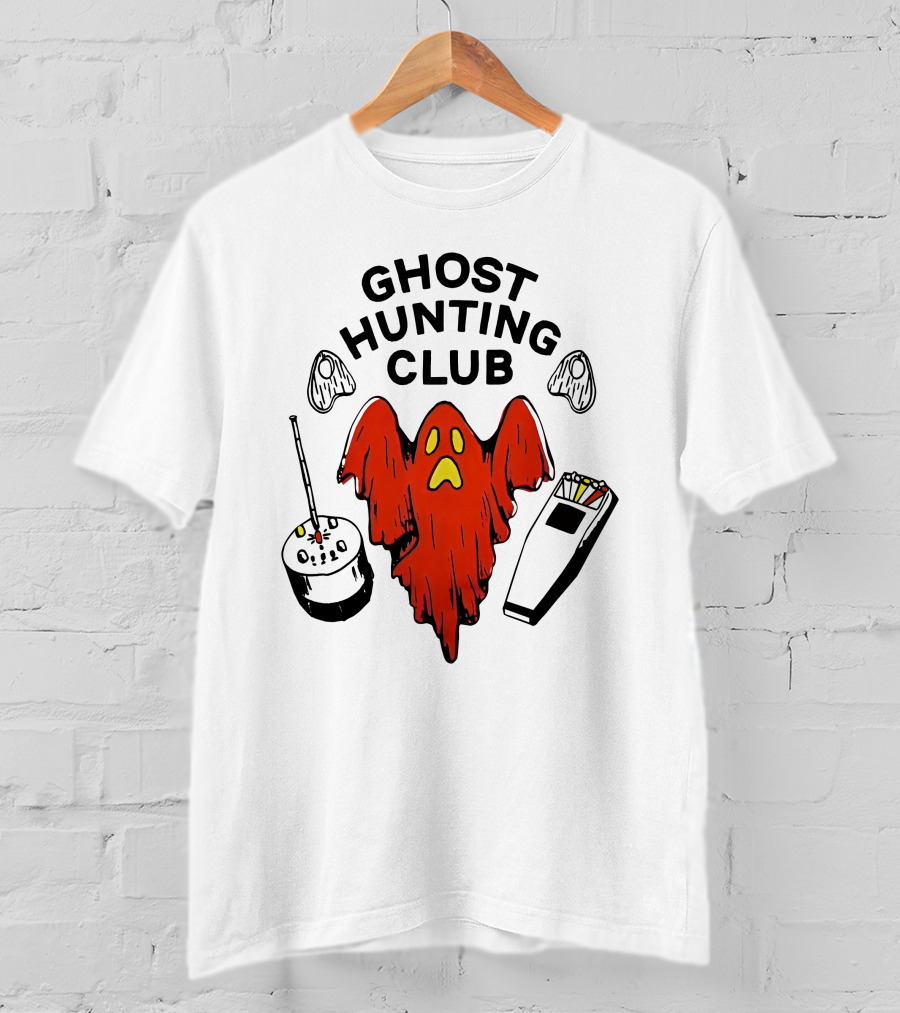 Exploring With Josh Ghost Hunting Club Paranormal Equipment Ghostly Adventure T-Shirt
