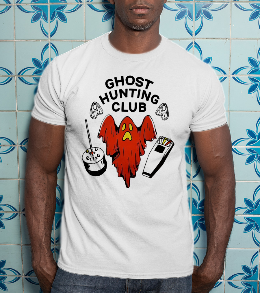 Exploring With Josh Ghost Hunting Club Paranormal Equipment Ghostly Adventure T-Shirt