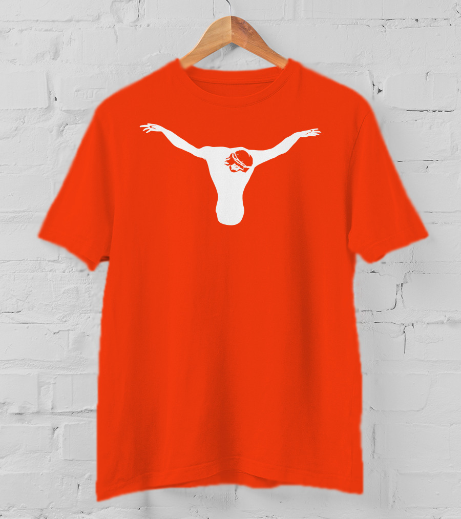 Texas Longhorns Jesus Crucifixion Silhouette Burnt Orange T-Shirt