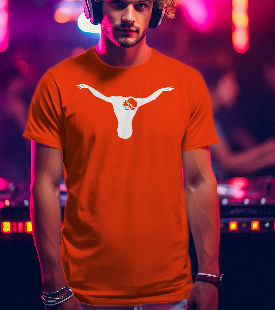 Texas Longhorns Jesus Crucifixion Silhouette Burnt Orange T-Shirt