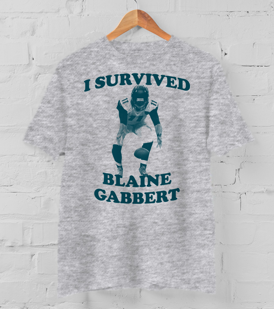 I Survived Blaine Gabbert Football Quarterback Action T-Shirt