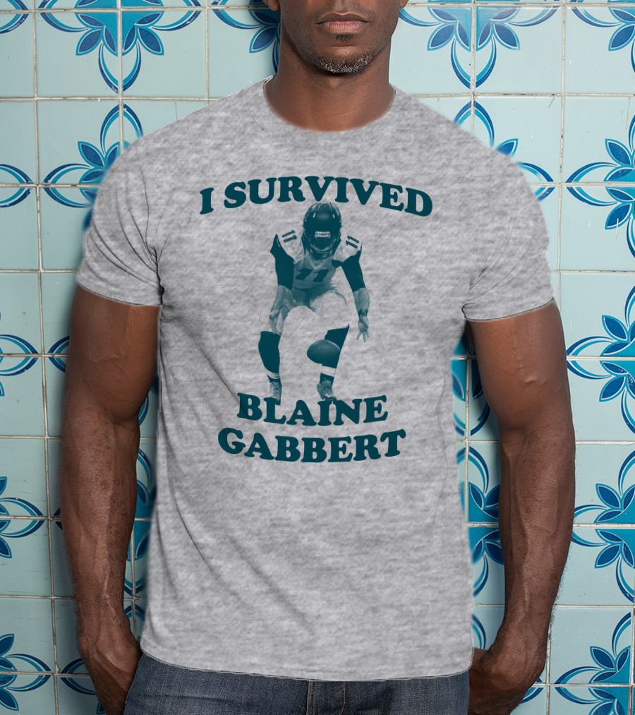 I Survived Blaine Gabbert Football Quarterback Action T-Shirt