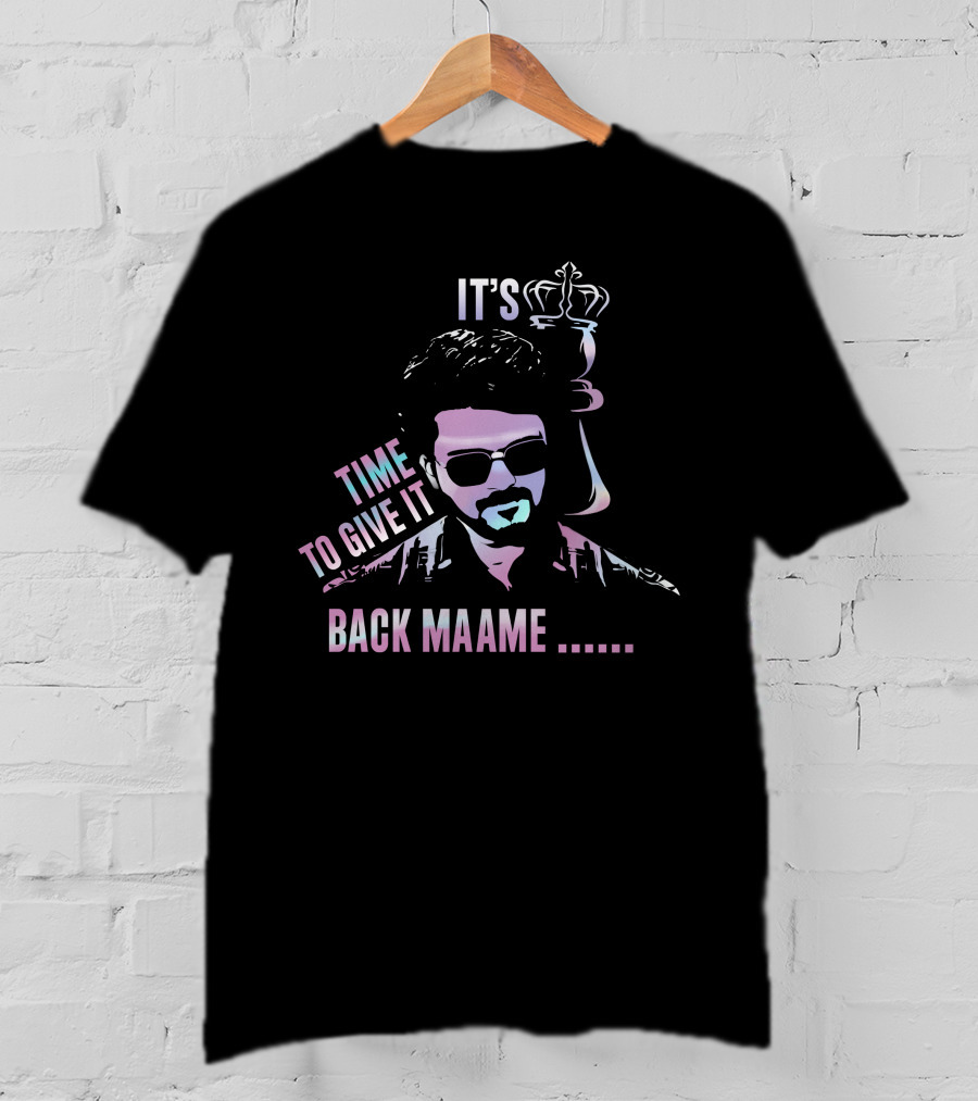 Bangalore Tamil Pasanga It's Time To Give It Back Maame With Chess King T-Shirt