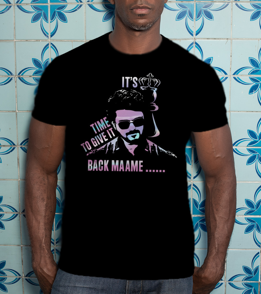 Bangalore Tamil Pasanga It's Time To Give It Back Maame With Chess King T-Shirt