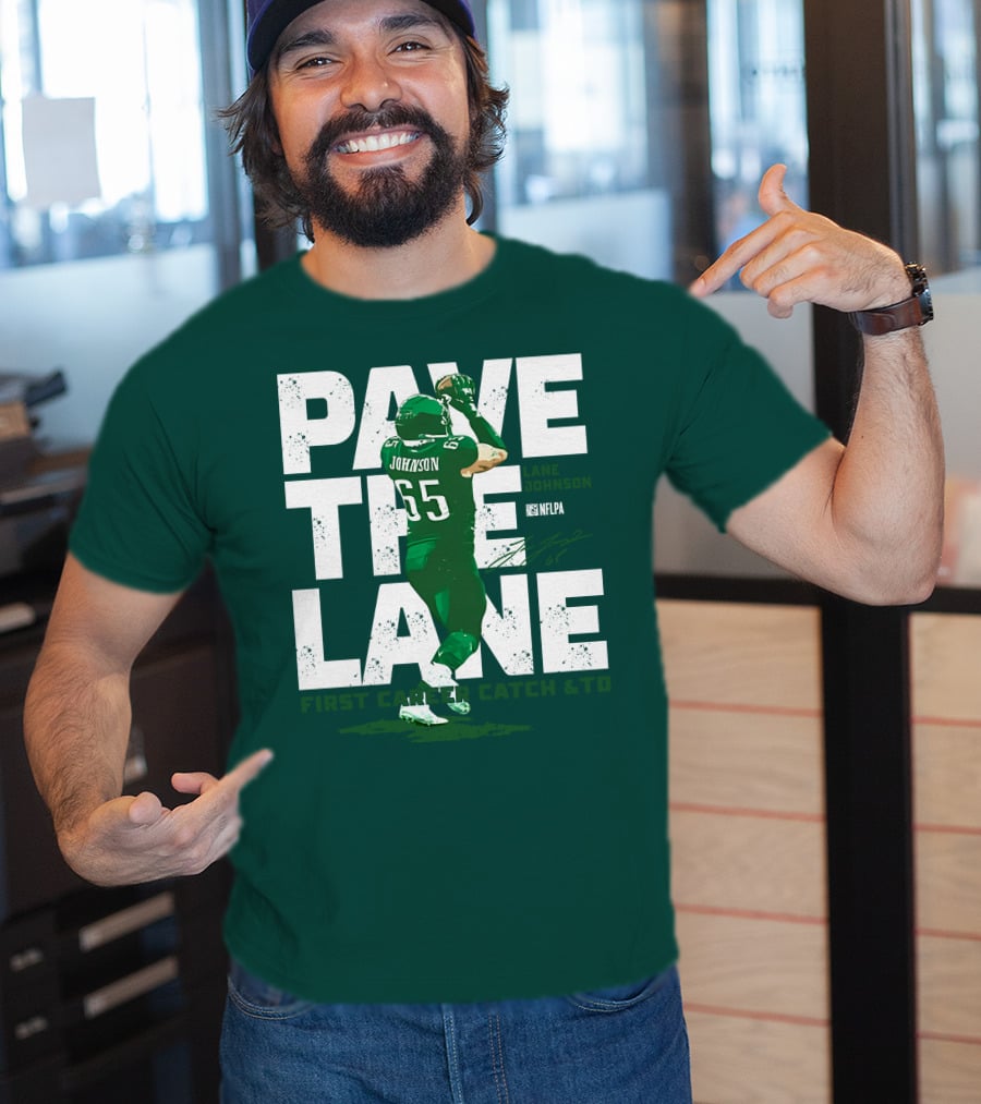 Pave The Lane Johnson NFLPA First Career Catch And TD T-Shirt