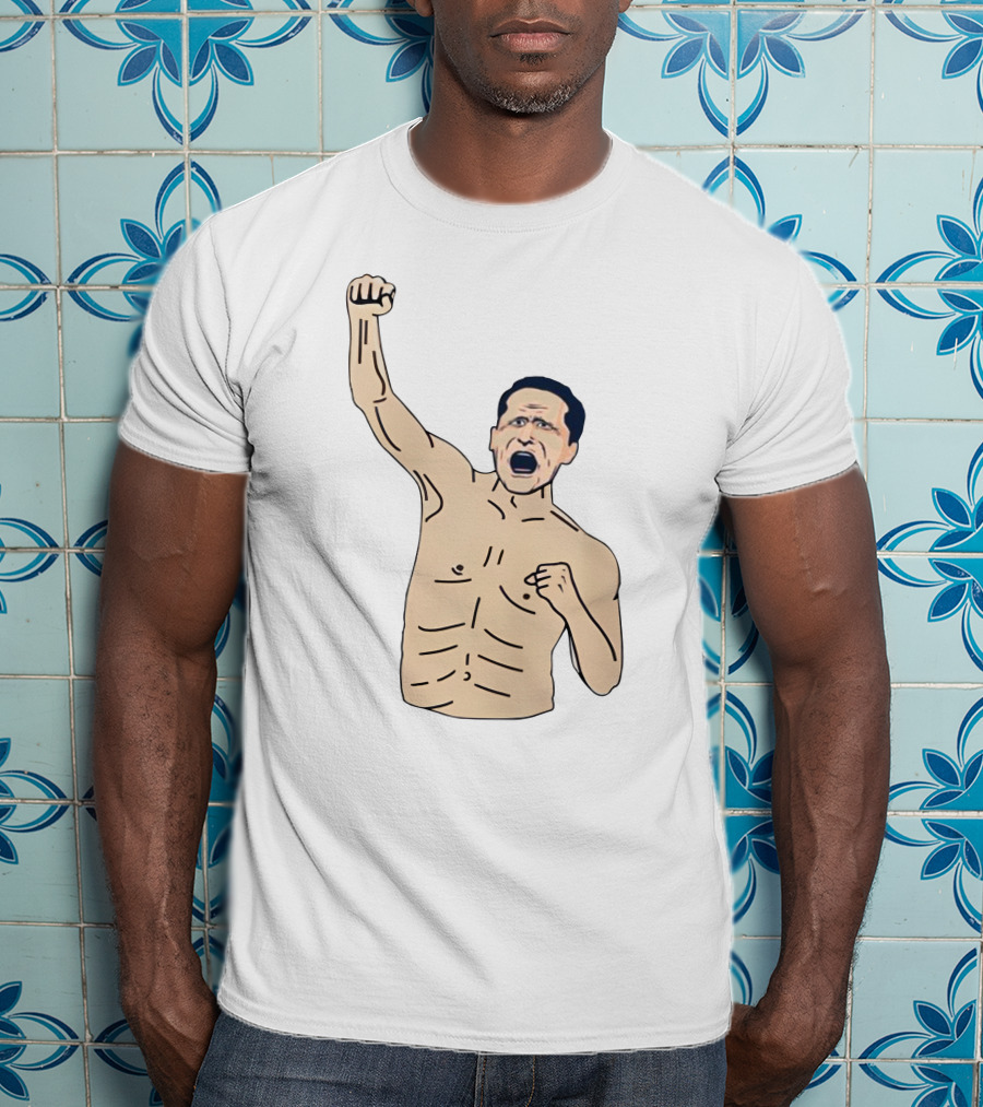 Eric Musselman Celebration Shirtless Fist Pump T-Shirt