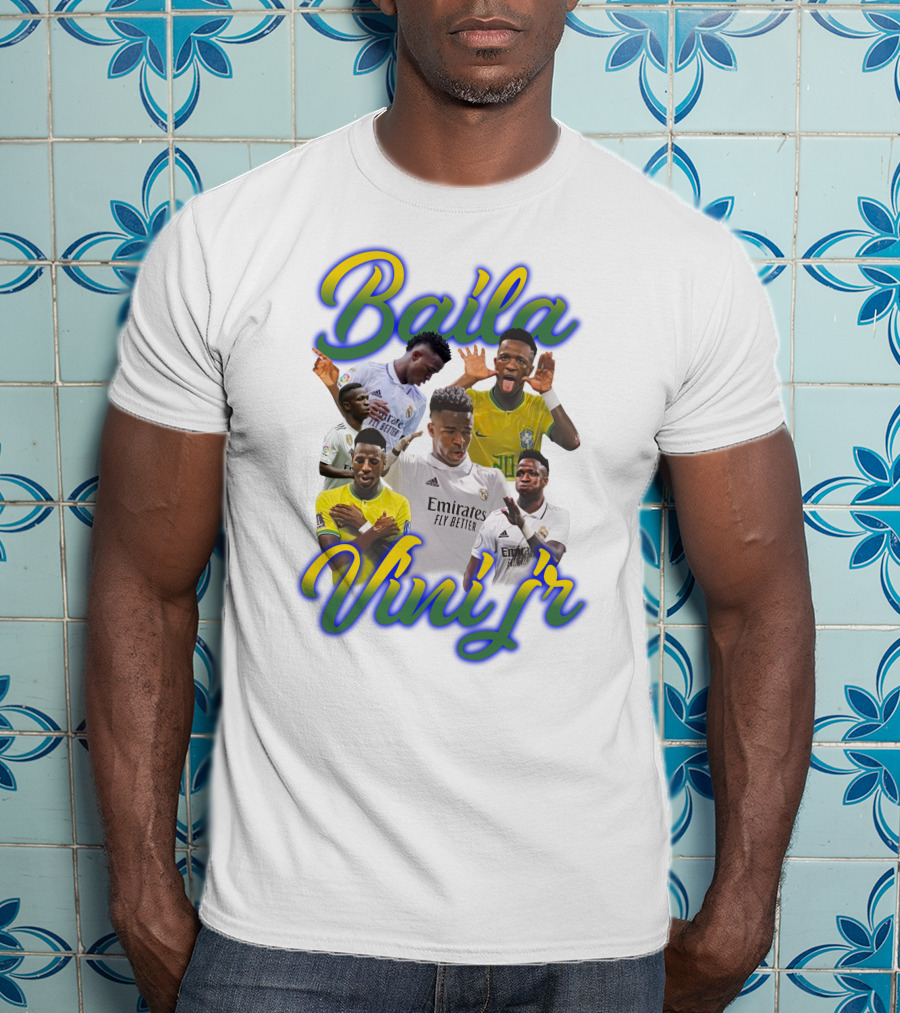 Baila Vini Jr Celebrating Iconic Soccer Moments T-Shirt