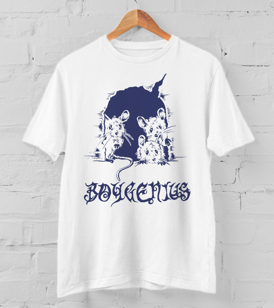 Boygenius Mice Hole With Three Curious Mice T-Shirt