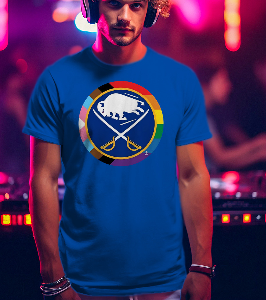 Buffalo Sabres Inclusive Pride Colors T-Shirt