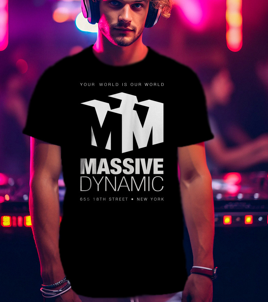 Your World Is Our World Massive Dynamic 655 18Th Street New York T-Shirt