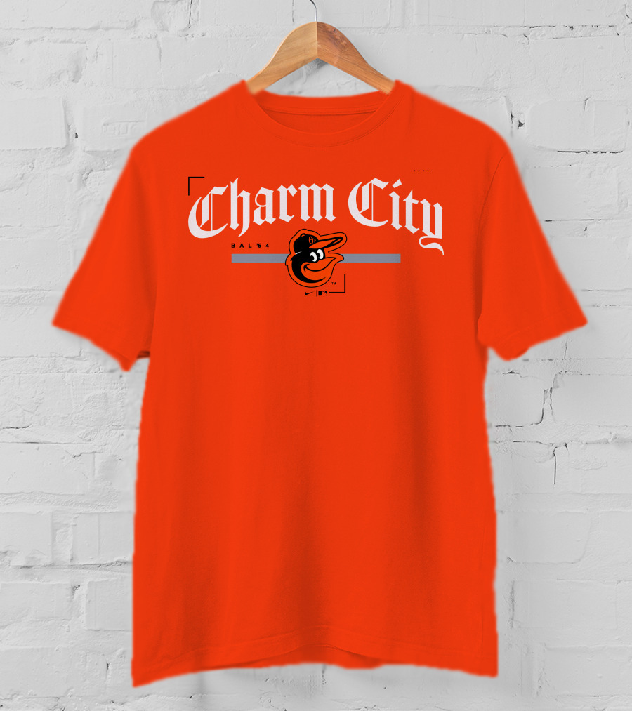 Charm City Baltimore Orioles Bal 54 T-Shirt