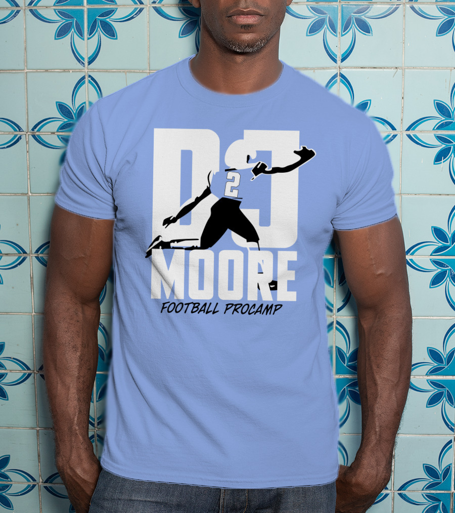 DJ Moore Football Procamp Athlete Number 2 Dynamic Movement T-Shirt