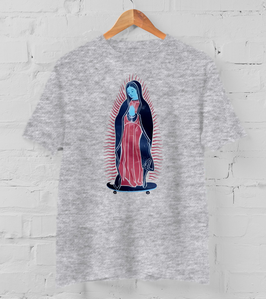 Our Lady Of Guadalupe Skateboard Iconic T-Shirt